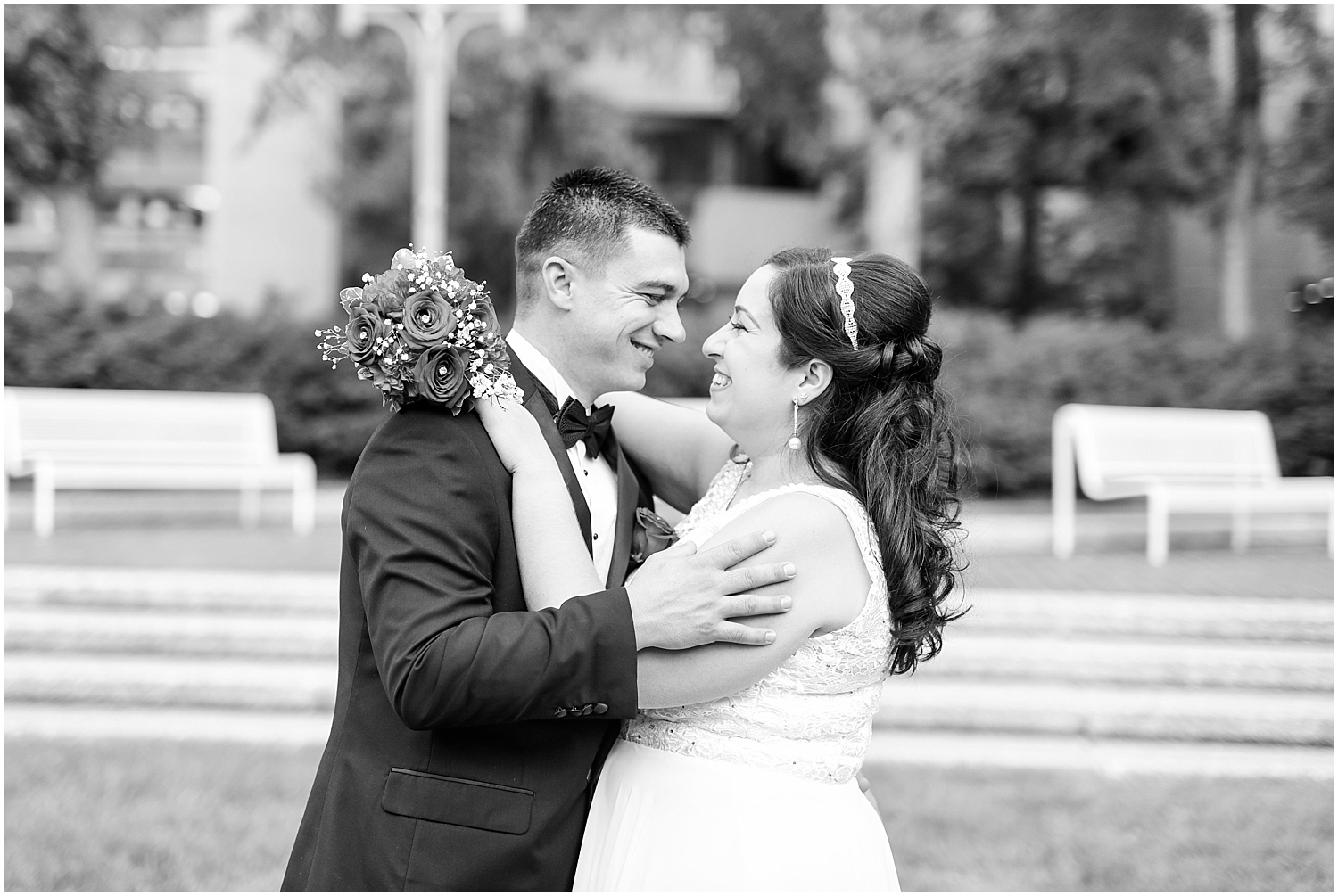 Lisa & Fabio Crystal City Newlywed Portraits Emily Alyssa Photography