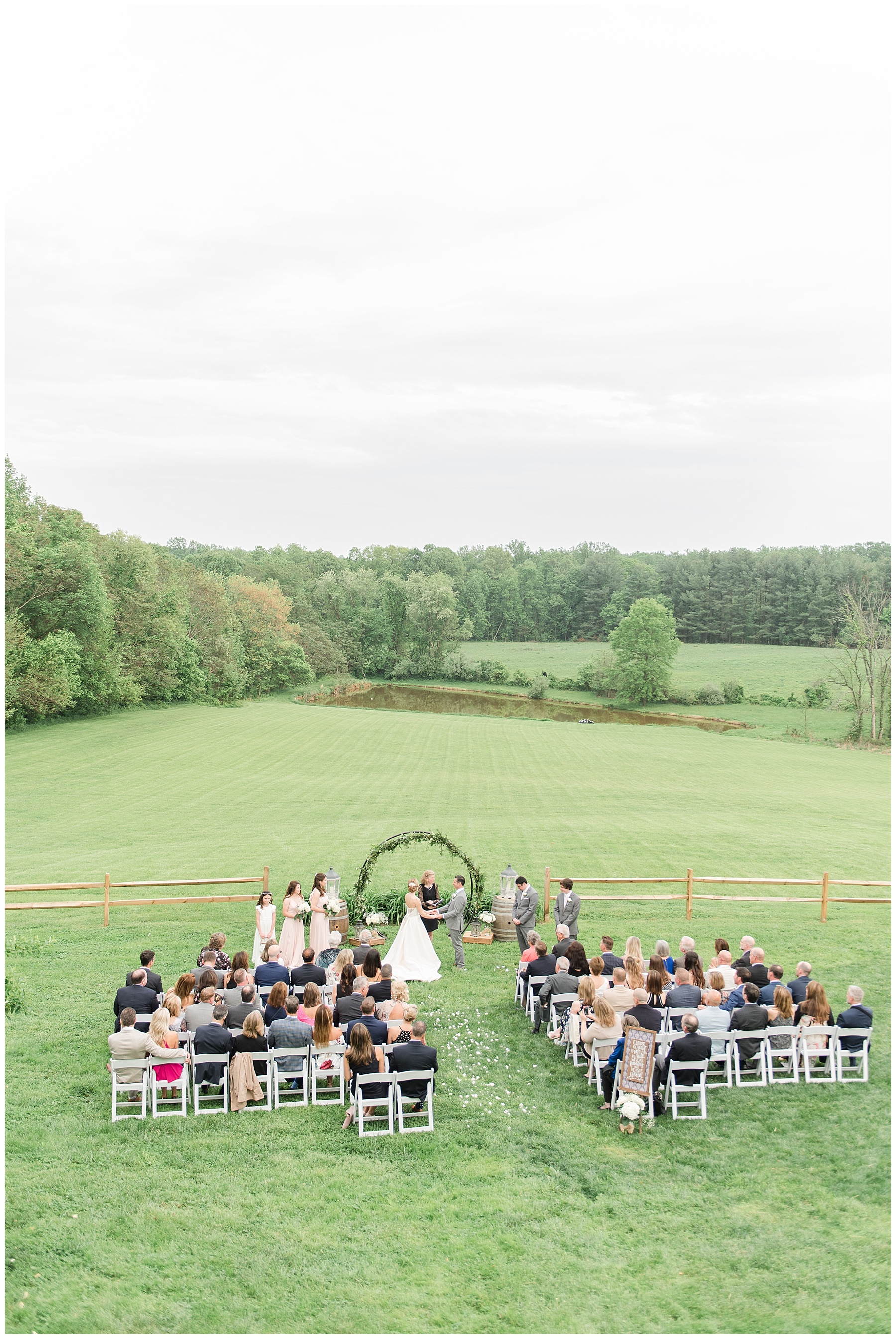 Barns At Hamilton Station Virginia Vineyard Wedding Photo