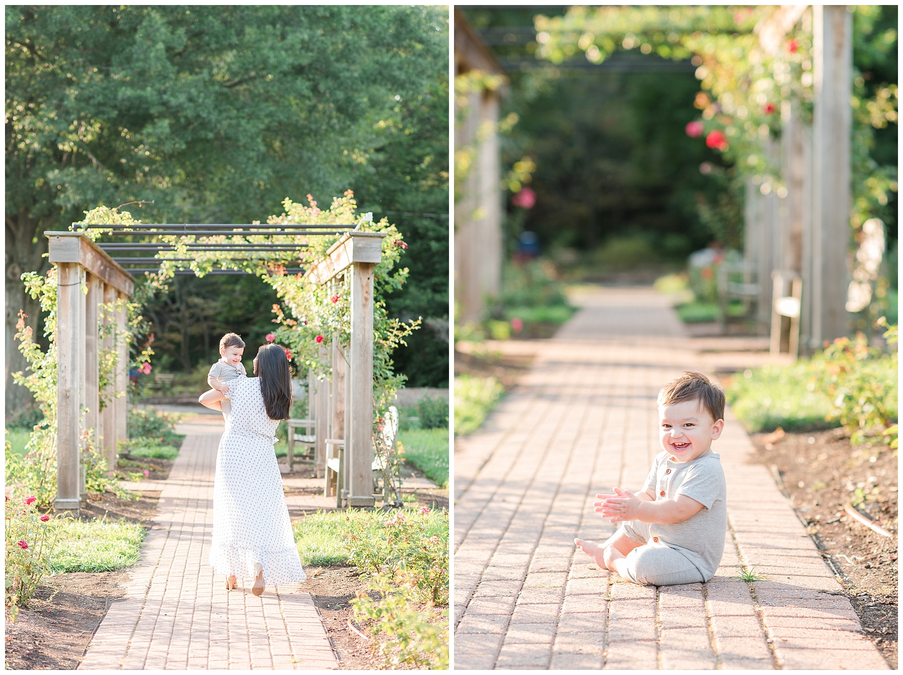 Bon Air Park Rose Garden Family Photos | Virginia Family Photographer