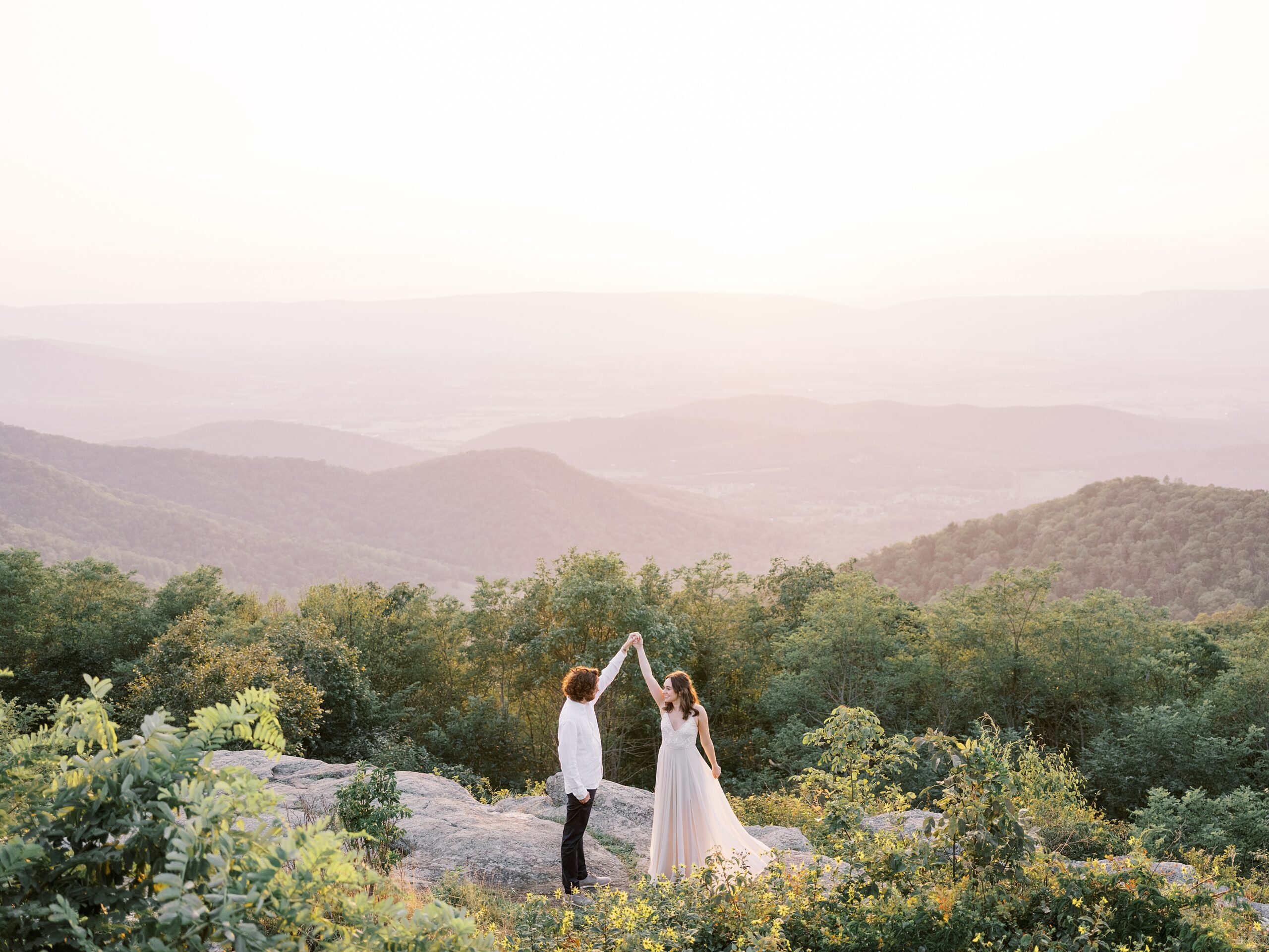 Shenandoah national park engagement photos